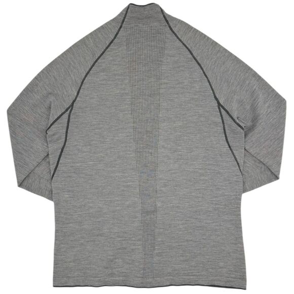 Smartwool Men's Merino Wool Half Zip Sweater Heather Gray XL - Picture 3 of 10